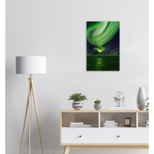 Load image into Gallery viewer, "Nordlys på Haukland" - Aluminum Print