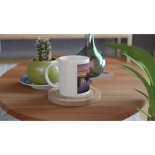 Load image into Gallery viewer, Hvit kopp. Motiv "Frost", fra serien "Frost"