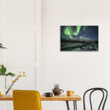 Load image into Gallery viewer, &quot;Nordlys over Otertinden&quot; - Aluminum Print
