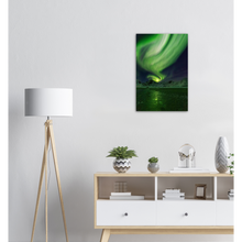 Load image into Gallery viewer, &quot;Nordlys på Haukland&quot; - Aluminum Print
