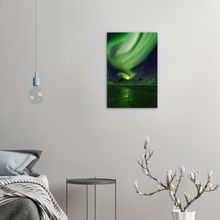 Load image into Gallery viewer, &quot;Nordlys på Haukland&quot; - Aluminum Print
